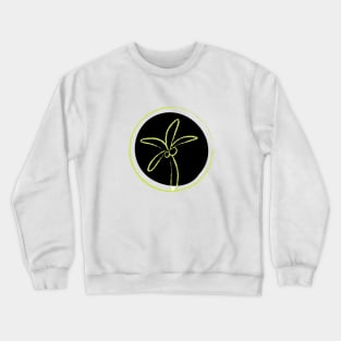 green palm tree design Crewneck Sweatshirt